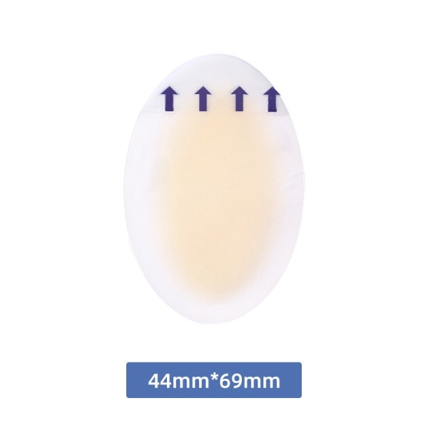 10 par häl-inläggssulor Patch Smärtlindring Anti-slitage Back Sticker Skokuddar - 44*69 mm
