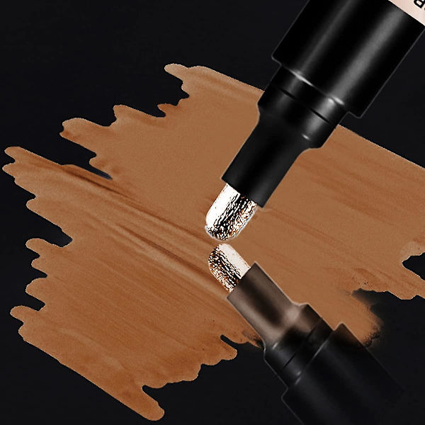 3-pack Flytande Krommarkör Spegel Flytande Kromfärgpenna Set Metalliska Markeringspennor Penna DIY Konst Hantverk Markeringspenna Koppar Copper