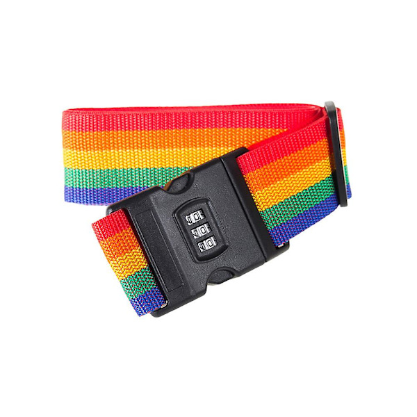 Säädettävät Matkalaukkuhihnat Turvallisuusmatkalaukkuhihnat Matkalaukkuvarusteet Yhdistelmälukolla Matkustajille Colorful