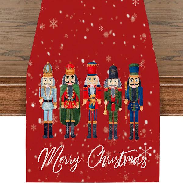 5 st julbordstabletter 13x72 tum, God Jul bordstablett bordsdekoration för jul vintersemester kök