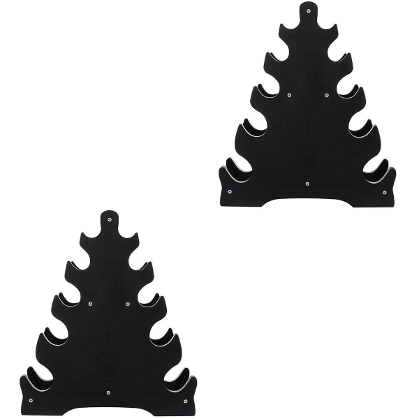 2 stk. Dumbbell Opbevaringsbeslag Chic Dumbbell Display Stativ Dumbbell Holder Stativ 2 stk 38X8.5CM 2 pcs 38X8.5CM