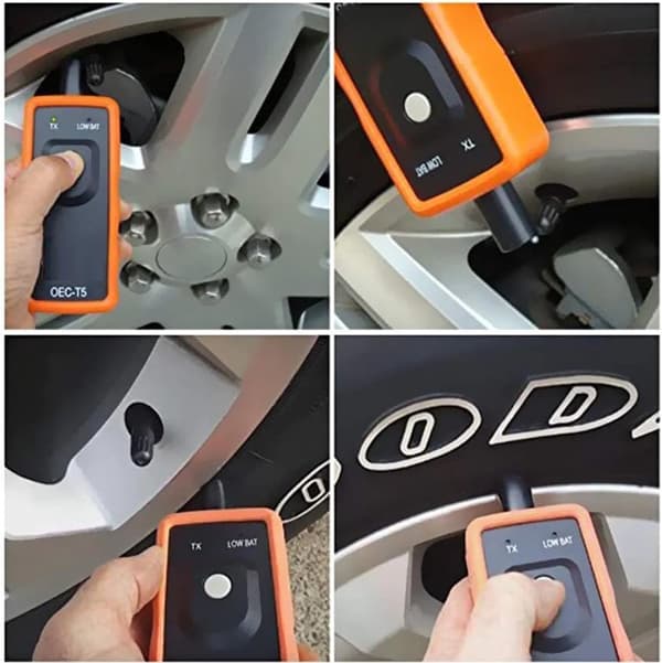 TPMS-återställningsverktyg för GM-fordon, EL-50448 aktiveringsverktyg för däcktryckssensor, hållbar ABS, orange, för däckbyte och däckrotation