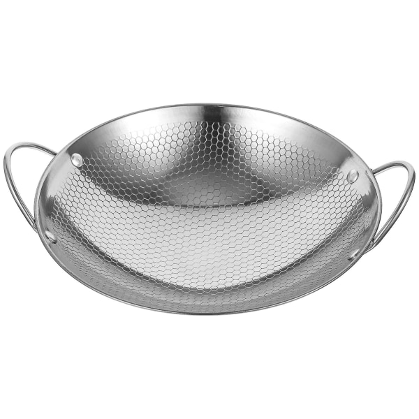 1 Pc Household Stainless Steel Noodle Cooking Hot Pot Cooking Seafood Pot Cooking PotBlack23X20X6CM