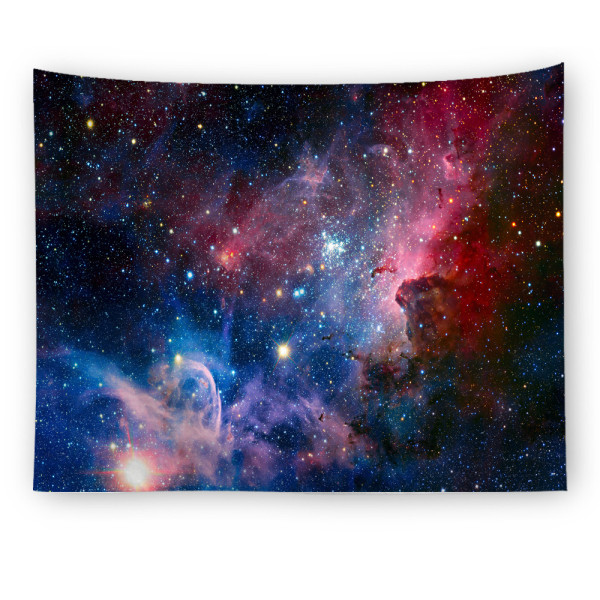 Rymdväggtapet, universums galax och stjärna i yttre rymden Väggupphängning för sovsal i vardagsrummet, 100x75 cm