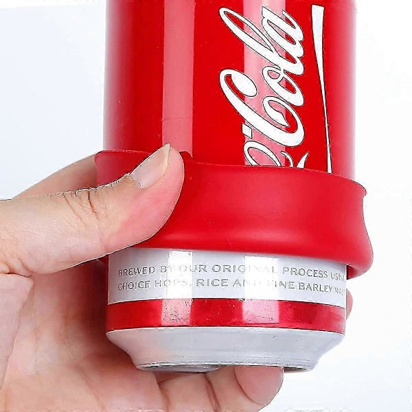 RY-Dåser der ligner sodavand, silikonebetræk til dåser, dåseomslag, passer til alle 355 ml (12 fl oz). (Blandet - 4 stk.) - God