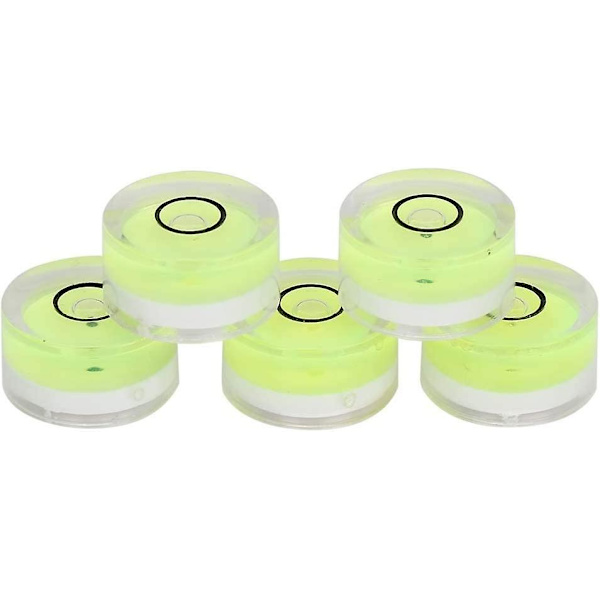 Pyöreä kuplavatka-jalusta Mini-tasovaaka mittausväline, gramofoni, levysoitin jne. (5 kpl, 18x9mm)