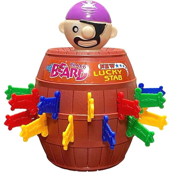 Pop Up Pirate Toy / Pirate in Barrel - Fun Game for Kids