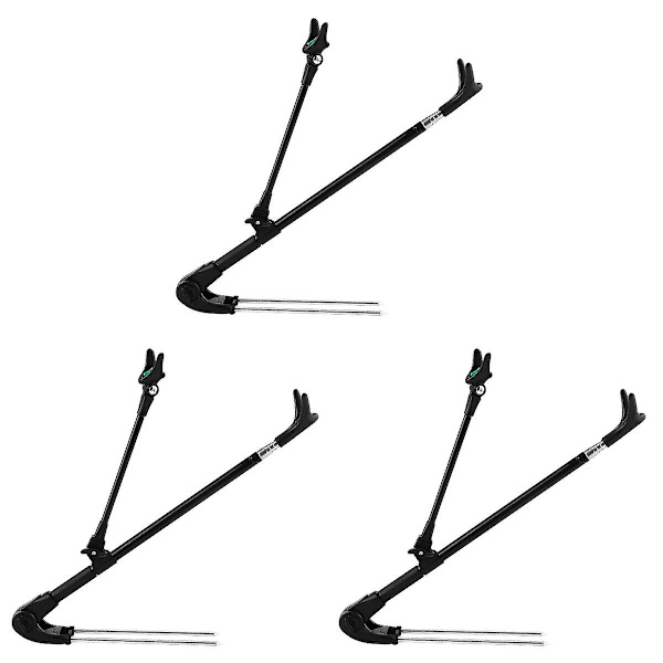 3 stk. Fiske Stang Holder i Rustfritt Stål Praktisk Fiske Stang Holder Stang Holder 3 stk 40X3X1.5CM 3pcs 40X3X1.5CM