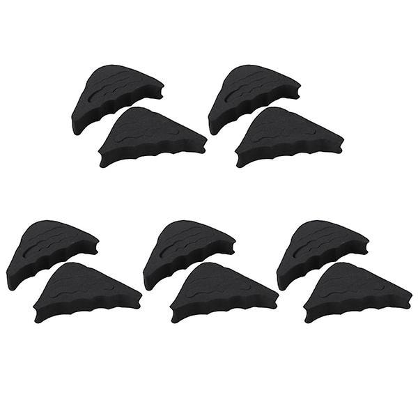 5 Par Fotkuddar För Fotens Framdel, Inläggssulor För Högklackade Skor, Halvsula, Sko-Pluggar (Svart)Svart6.5X3cm Black 6.5X3cm