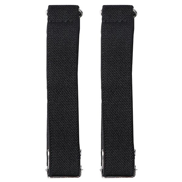 Skjorteholder Skjørt Erme Ring Hold Opp Erme Holdere All-match Elastisk Armbånd Erme Holdere MenB Black 32X2cm