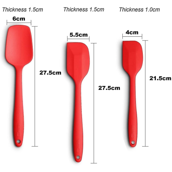 3 kpl Silikoninen Lasta Ergonomiset Kestävä Korkeassa Lämpötilassa Lasta Tarttumattomat Kumilasta