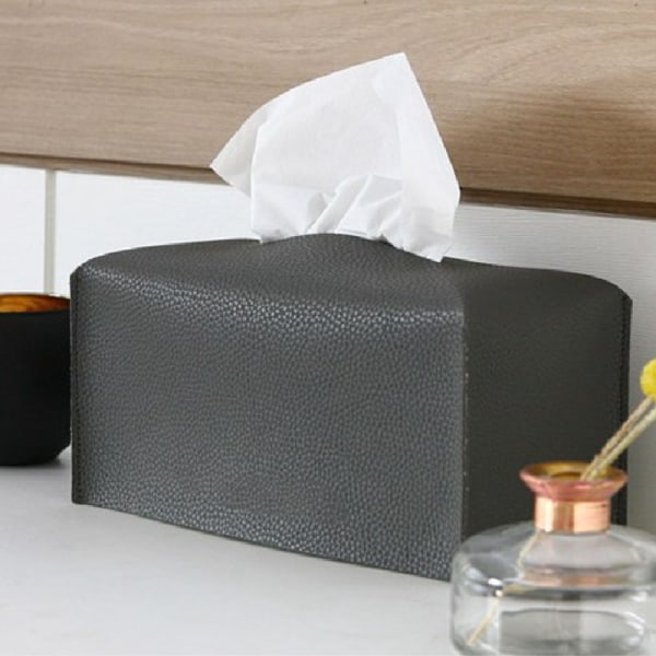 Pappershållare/Fodral (Rektangulär) - Täcker Rektangulära Askformar med en Modern Finish - Designad med Modernt PU-Läder.
