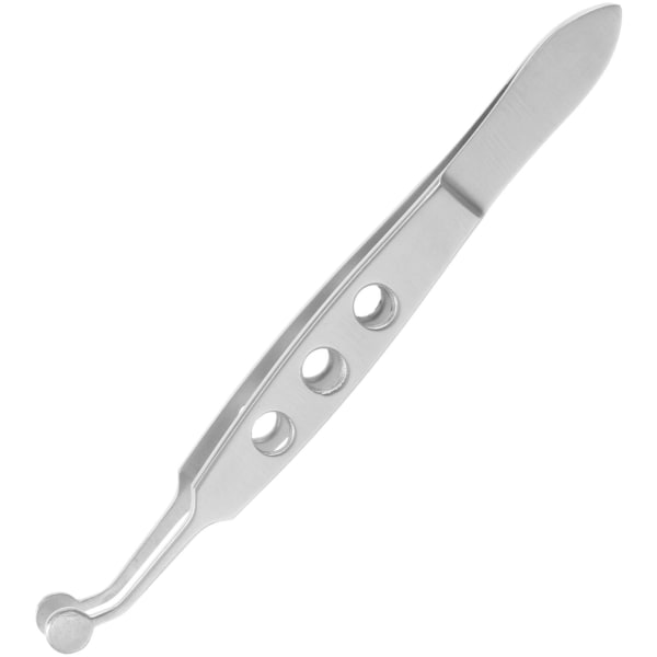 Meibomian Gland Expressor Stainless Steel Eyelid Massage Tweezer Eyelid Massage ToolSilver 210.5X0.8