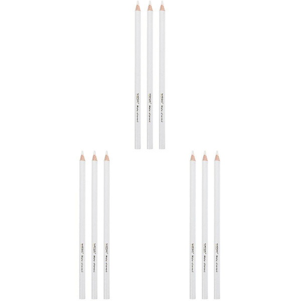 9 kpl Hiilikyniä Piirustus Valkoiset Kynät Piirustus Luonnostelu Maalaustyökalut 9 kpl 17,5X1CM 9 pcs 17.5X1CM