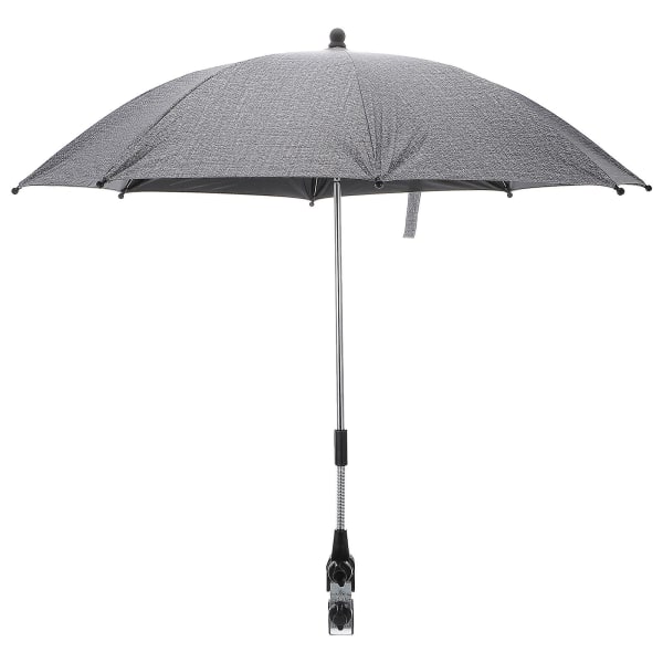 Baby solskydd Baby sittvagn paraplyklämma- paraply parasoll Barnvagn Baby solstol Suns Grey 79x85x80cm