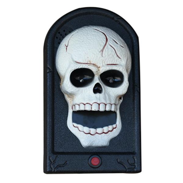 Halloween Dørklokke Ornament Holdbar Græskar Lydknap Dørklokke Halloween Fest Spøgelseshus Hemmeligt Værelse Favorabel Forside Bar (skelet)