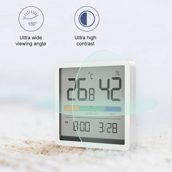 Digital Hygrometer för inomhusmonitor med Comfort Scale Temperatur Fuktighet Rumstermometer Mätare