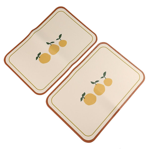 Retro Bordmåtte Isolering Bordmåtte - Tre Appelsiner 45cm