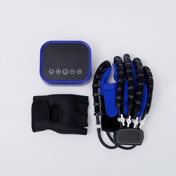 Rehabiliteringstrener for finger- og håndfunksjon Robotrehabiliteringshansker, utstyr for leddgiktbehandling, hemiplegi-pasienter (XL)