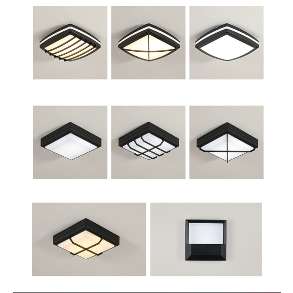 Vattentät LED Taklampa, LED Taklampa IP65 för Vardagsrum, Badrum, Kontor, Utomhusveranda och Mer (30w + Varmvit A)