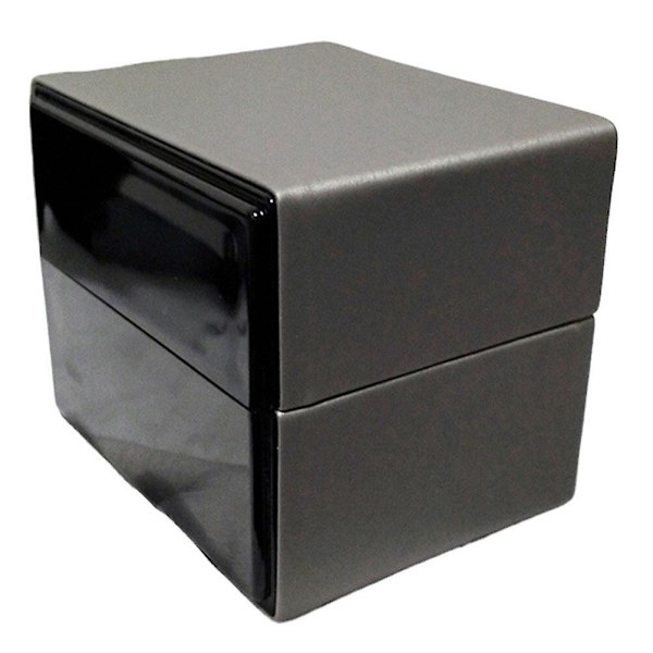 Urvisningsfodral för män, Urbox, Visningsfodral, Urlagringsorganisatör, Smyckeskrin, Urpackning Black 10X8.6CM