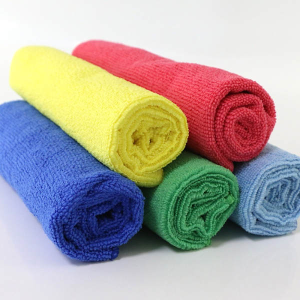 Mikrofiber Rengøringsklud, Bil Rengøringsklud Køkkenklud Bilvask Klud, - 30 x 30 cm - Pakke med 5