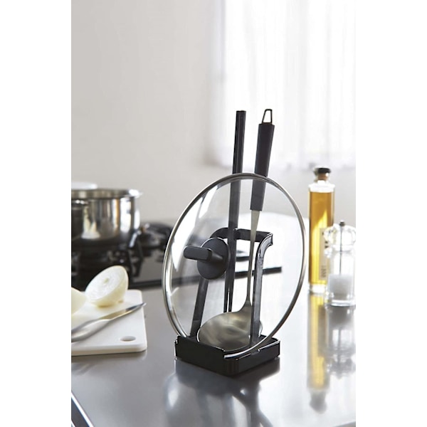 Tower Ladle Holder - Låg Stativ Til Køkkenredskaber, Sort Black