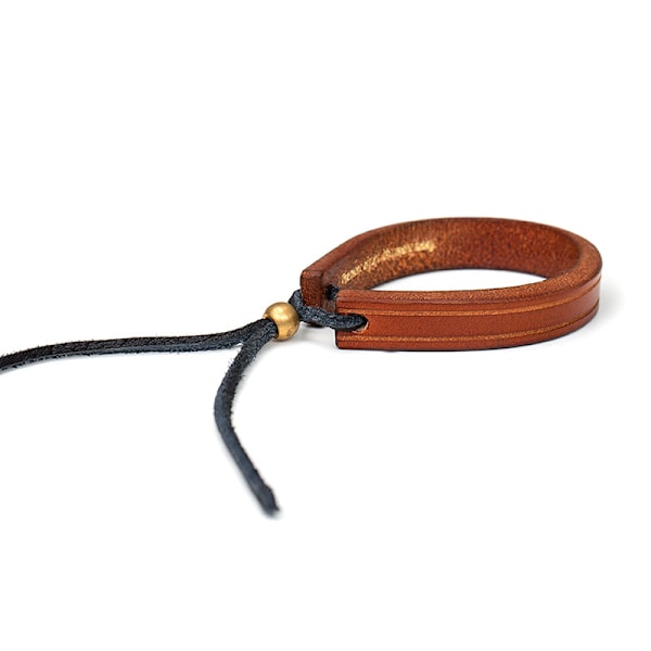 Læderarmbånd til mænd, inspirerende jule- og fødselsdagsgave til kæresten, justerbart vævet armbåndssæt, brun