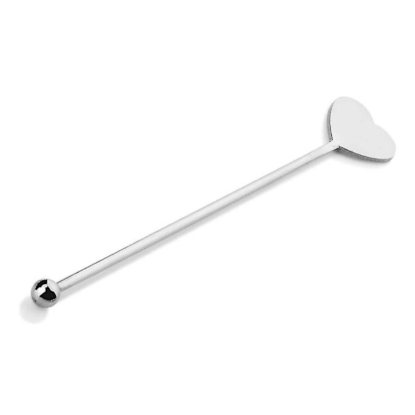 10 stk. rustfri stål pinde kaffepinde vinrørepinde cocktailpinde Swizzle pinde til cocktailparty, grill snacks