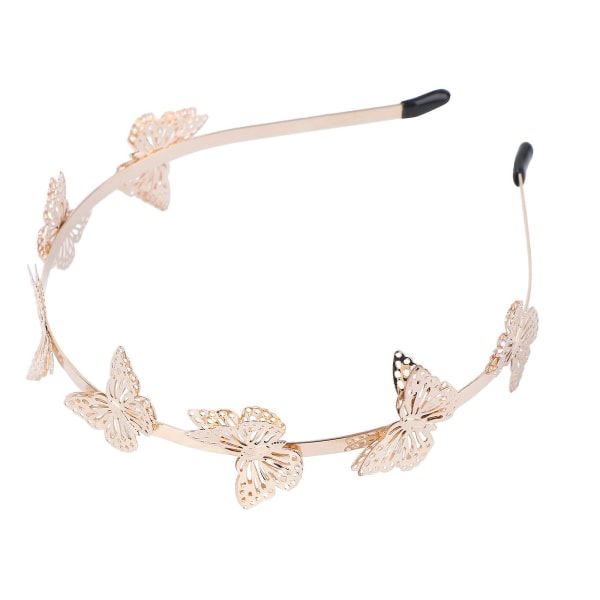 Boho Bandana Butterfly Crown Butterfly Kvinne Butterfly Hodebånd Kvinner Gull Butterfly Hodeplagg Gull Golden