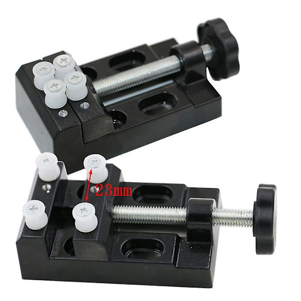Mini Benk Skrustikke Klemme Legering Klemme Valnøtt Clip-on Skrustikke, Oliven Bord Skrustikke For Smykker Nukleær Fiksering Diy Keramikk Verktøy