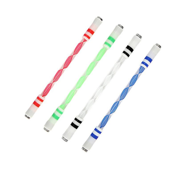 Rullende penn Lysende Spinnpenn Spesiell penn uten refill for barn 4 stk, flerfarget