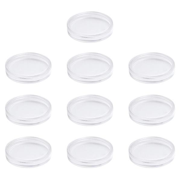 10 st Klarlådor Förvaring Myntskyddslåda Förvaringsfodral Mynt Mynthållare Fodral Myntskydd Do 4.57x4.57x0.87cm