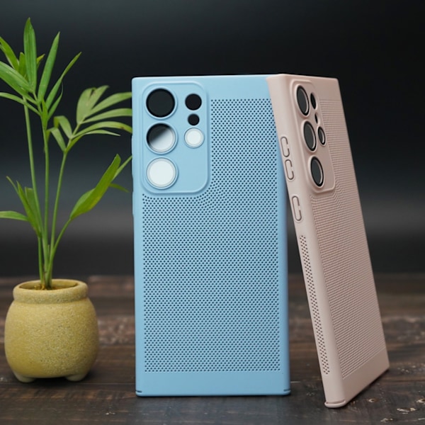 RY/For Samsung Galaxy S25 Ultra S24 Plus S23 S22 S21 Note 20 Ultra Note 10 Plus Kjølende Telefondeksel A24 A34 A54 A23 A33 A53 A73 Blue For Samsung S24