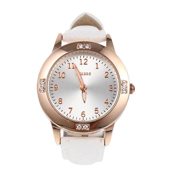 Dam enkel watch Diamantbesatt watch Studentarmbandsur Quartz WatchWhite22X3X0,7CM White 22X3X0.7CM