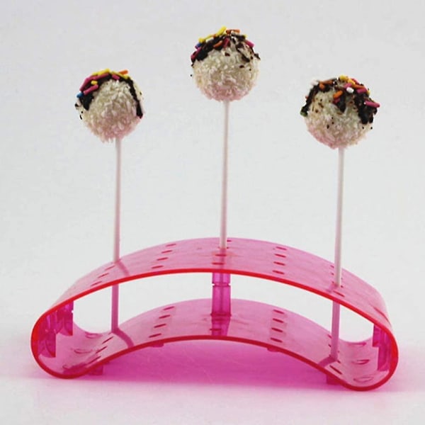 Lollipopholder for opptil 12 Cake Pops, Transparent Display Dekorativ Server Base Hylle (1 stk)
