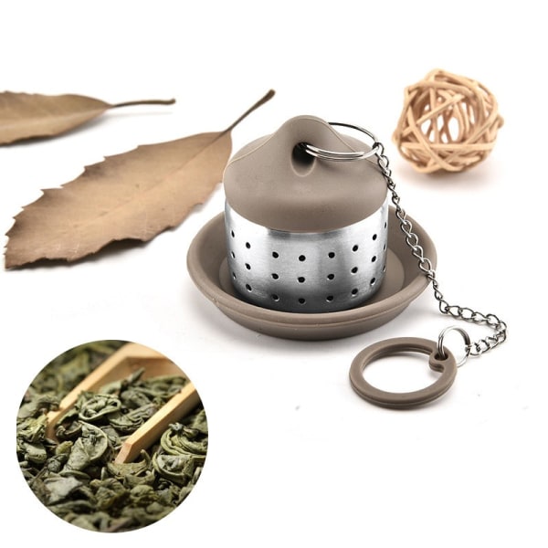 2 stk Tesiler Simple Tea Infusers Kreative tefiltre for løse teblader