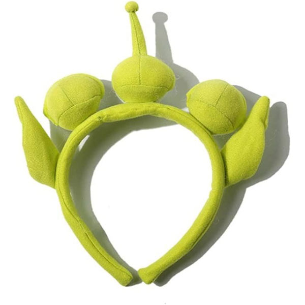 Alien Huvudband för Toy Story Elastiskt Plysch Hårtillbehör för Ansiktsrengöring Duscha
