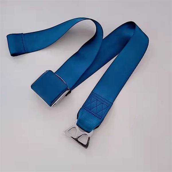 Fit for Southwest Airplane Seat Belt Extender - Airline Seatbelt Extension, Work on Adjustable Long 5.5-33.9"(Blue 1Pack)