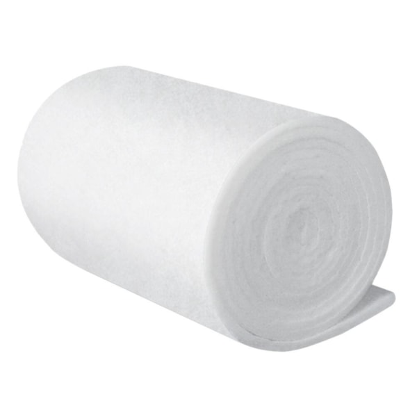 Filter for fiskedammer og akvarier - Filtersponssvamper, akvariefilter, skum, filterbomull White 2m*12cm