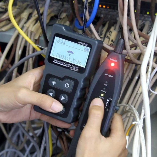 Avansert nettverkskabeltester med PoE og NCV, egnet for multifunksjonell kablet tracker-kabeltester, underjordisk telefonlinje