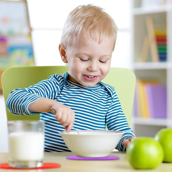 3 st Silikon Värmeunderlägg Multifunktionellt Köksredskap, Grytunderlägg, Stänkskydd, Mikrovågsugnslock, Burköppnare, Dekorativ Underlägg Blå Blue