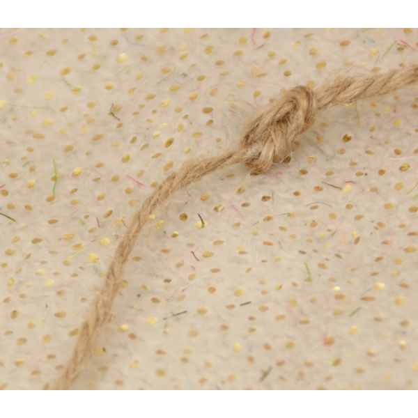 Festpynt Jute Linen Flag Banner Julegave Fødselsdag Bunting Banner Bryllup Hængende Banner Fest Garland (3 stk)