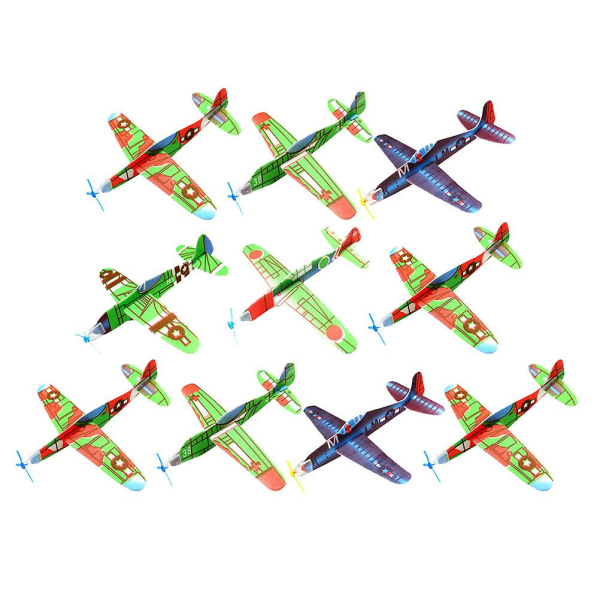 20 Pcs Toddler Airplane Foam Flying Airplanes Airplane Launcher Toy Airplane Toy Kids Biplane ToyM