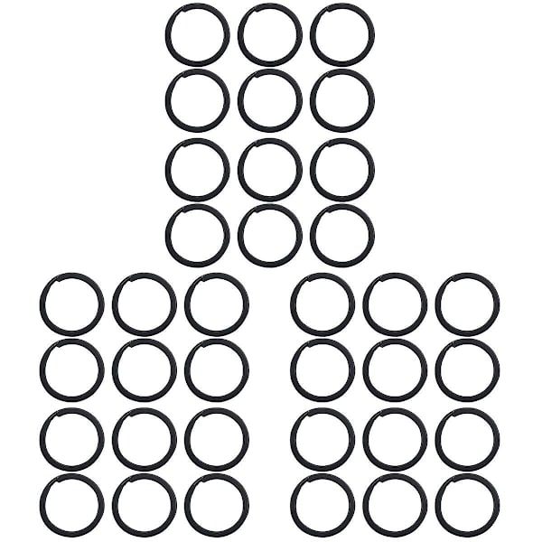 300 kpl Rautakiekkoavaimia Premium-avaimenperät Halkaisijavaihteet Ympyrä DIY-avaimenperät 300 kpl 0,18X2,5X2,5CM 300 pcs 0.18X2.5X2.5CM