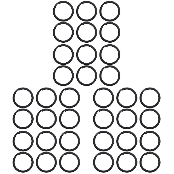 300 stk. Jern Nøgleringe Premium Nøgleringe Split Ringe Cirkel DIY Nøglering Ringe 300 stk 0,18X2,5X2,5CM 300 pcs 0.18X2.5X2.5CM
