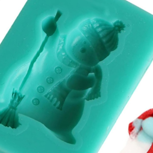 Silikon Mousse Julerelaterede Silikonmaterialeforme Chokoladeform Bagetilbehør Til Bagekage Julefondantforme