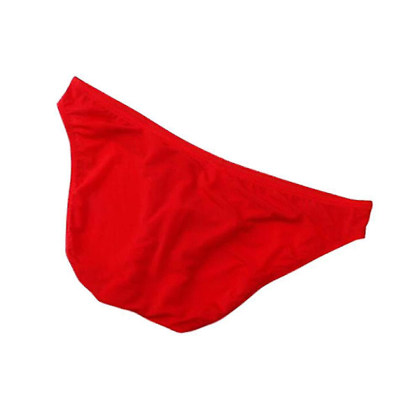 Miesten matalavyötäröiset alushousut mukavat joustavat urheilualushousut pussialushousut 2XL Punainen 2XL Red