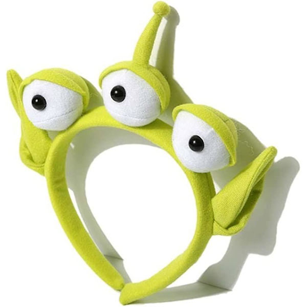 Alien Huvudband för Toy Story Elastiskt Plysch Hårtillbehör för Ansiktsrengöring Duscha