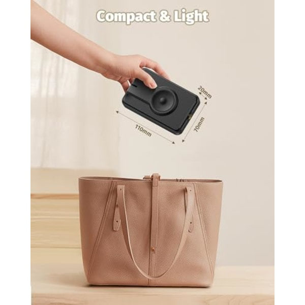 /Ryi/ Bevegelig lys med 60 LED-lamper, bevegelig spotlight 3000-6500K 5 moduser, portabelt lys med 2000 mAh batteri